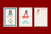 Merry Christmas Clipart, a Decorative Illustration by Barkova Nadya (Thumbnail 3 of 9)