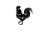 Rooster Chicken Silhouette Bundle, an Illustration by Designs_River (Thumbnail 22 of 51)