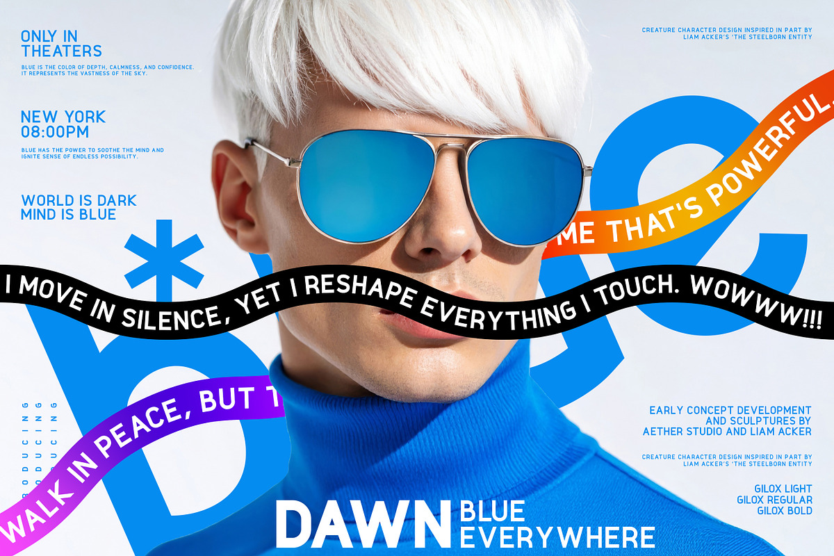 Gilox - Sans Serif Typeface, a Sans Serif Font by NazmulsDesign (Photo 11 of 21)
