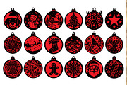 Christmas Ornaments Laser Cut SVG, an Object Graphic by DreamCafeArt (Thumbnail 7 of 7)