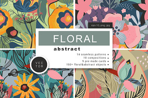 Abstract Floral Vector Set