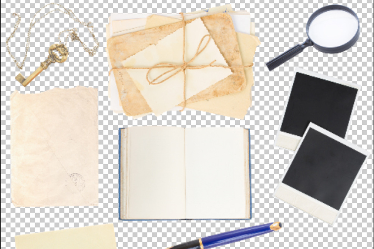 real photos of scrapbooking elements
