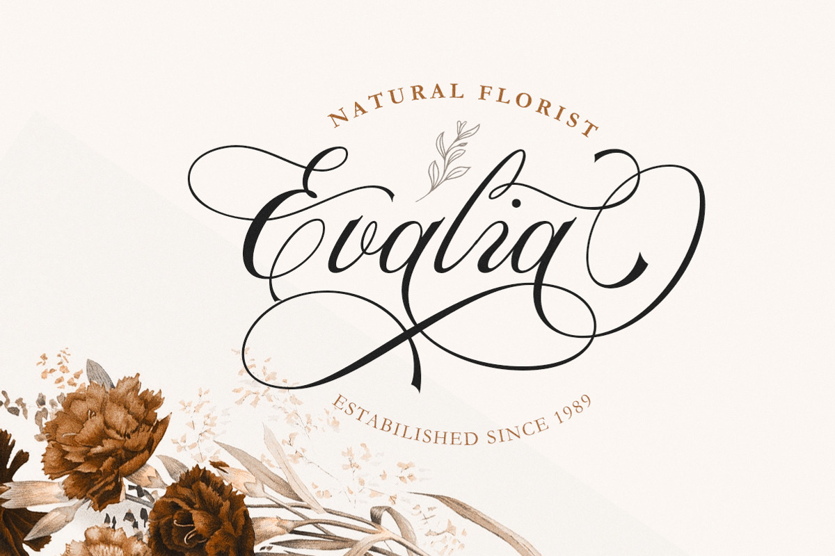 La Graziela - Copperplate Font, a Script Font by Letterhend Studio (Photo 5 of 9)