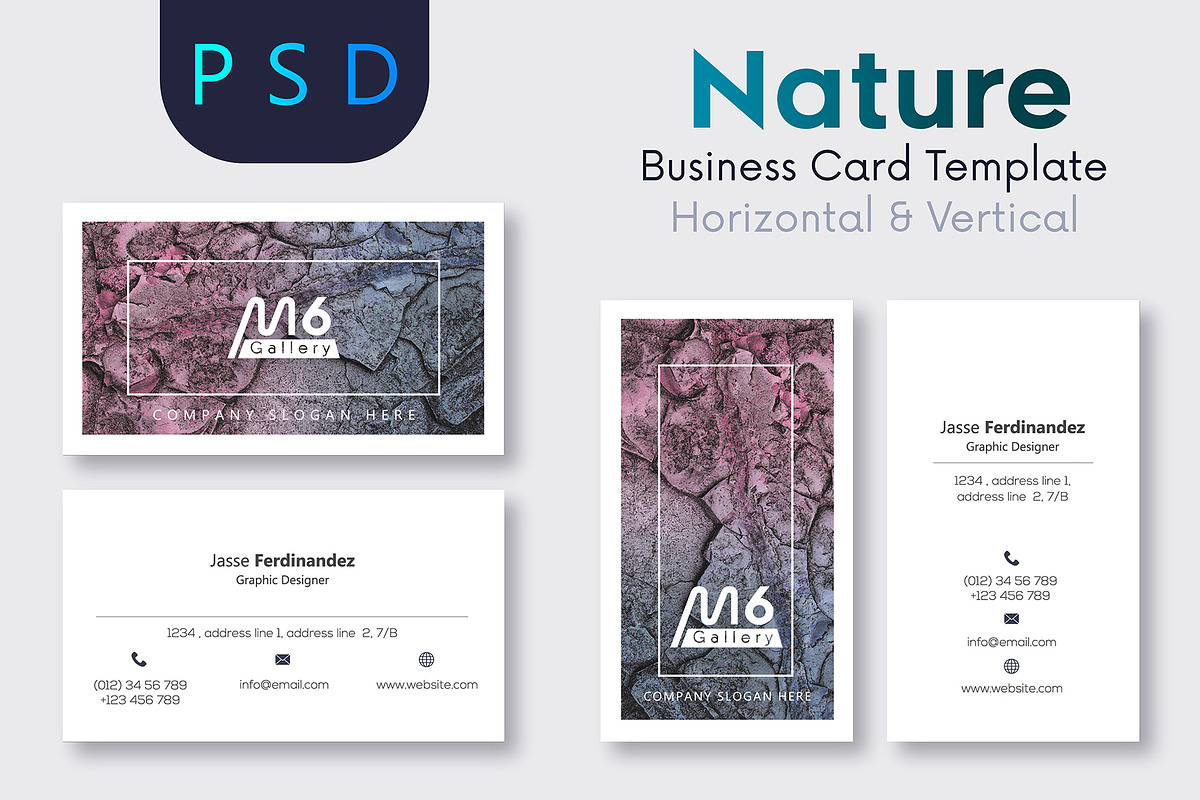 Unique 50 Business Card Bundle, a Business Card Template by M6 Gallery (Photo 95 of 151)