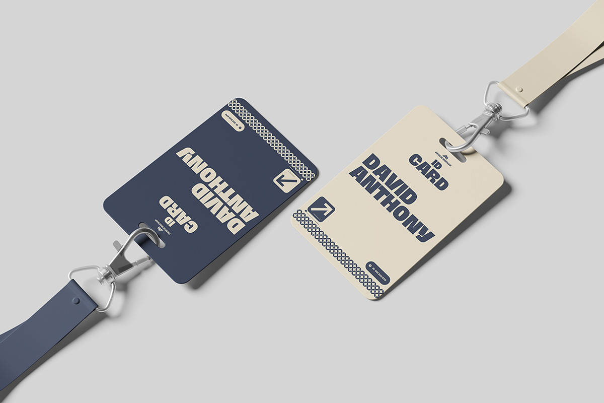 ID Card Mockup, an Advertising Mockup by seramoe (Photo 3 of 5)