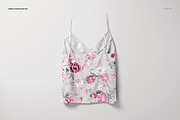 Short Silk Pajama Mockup Set, a Mask Mockup by creatsy5 (Thumbnail 7 of 12)