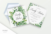 Wedding suite - Tropical green 1, an Invitation Template by Alewiena (Thumbnail 1 of 5)