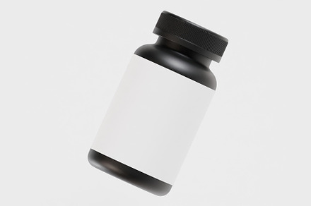 Supplement Bottle 01 3d model, an Object 3D Model by fahad121