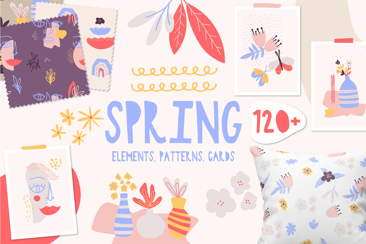 Spring abstract collection, an Animal Illustration by BAGIRA | Studio (Photo 1 of 9)