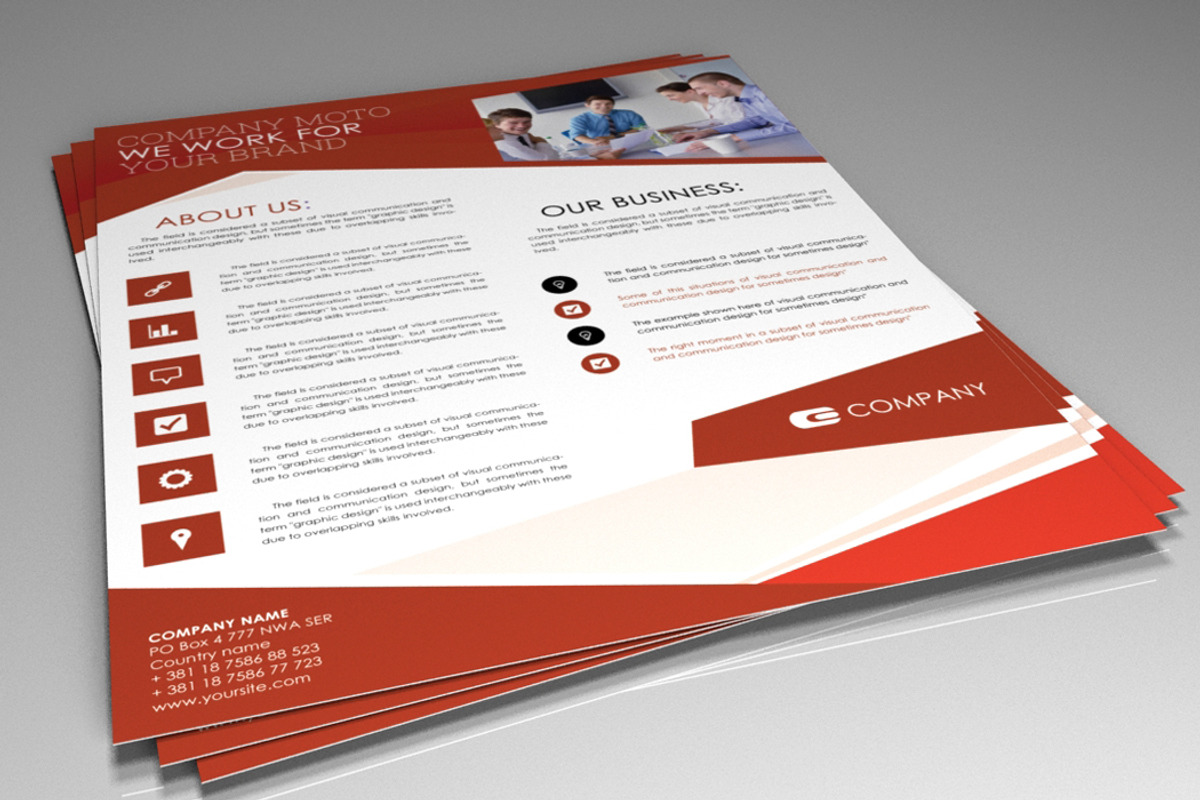 Corporate PSD flyer triangle, a Flyer Template by RudanStudio (Photo 6 of 6)