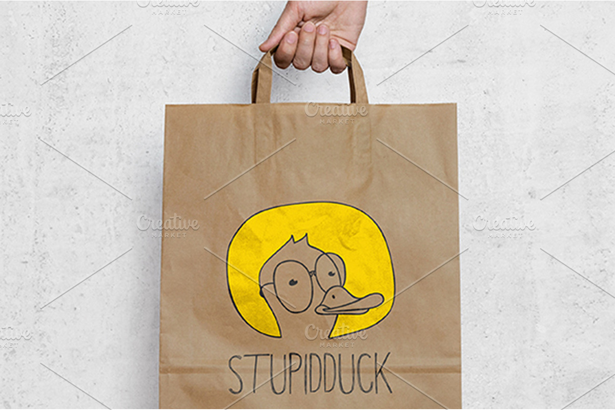 Stupid Duck logo, a Branding & Logo Template by blends.studio (Photo 1 of 2)