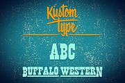 Buffalo Western Font, a Serif Font by Kustomtype (Thumbnail 1 of 5)
