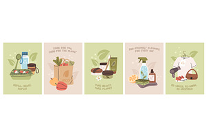 Eco friendly lifestyle products, an Object Illustration by YummyBuum