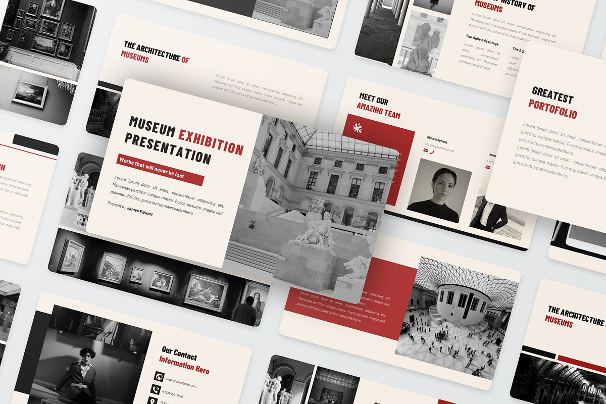 Museum Presentation, a Presentation Template by SquidPixey (Photo 5 of 6)