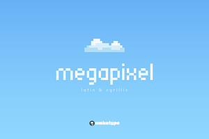 Megapixel Pixel Game Font