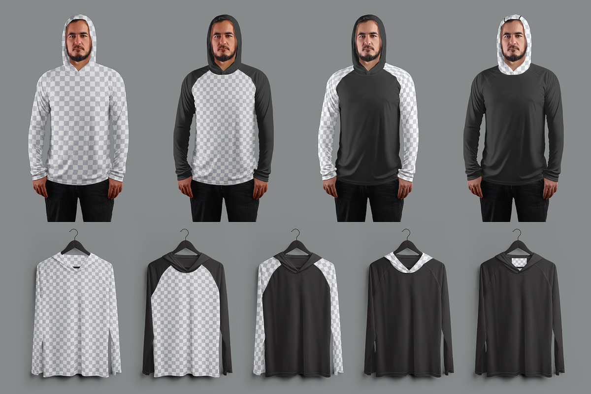 14 Men's Mockups Long Sleeve T-Shir, a Shirt Mockup by Grow Design Craft Studio (Photo 5 of 7)