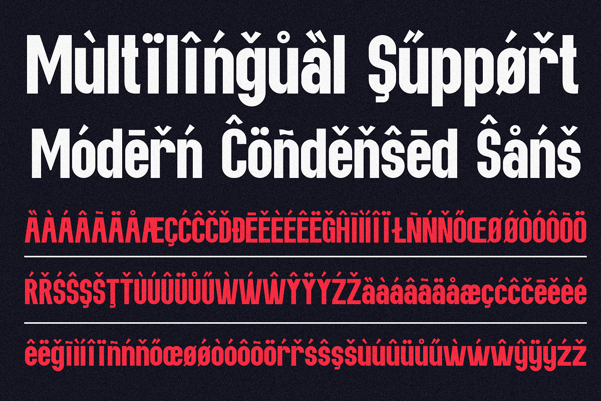 Nellbana - Modern Condensed Sans, a Sans Serif Font by MaikoHatta (Photo 6 of 9)
