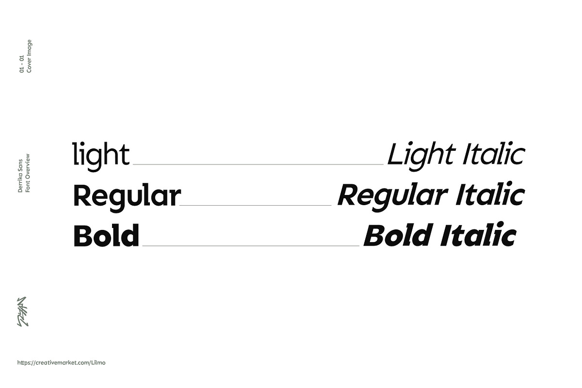 Derika Sans - Sans Serif Font, a Sans Serif Font by Ryan Rivaldo Vierra (Photo 5 of 12)