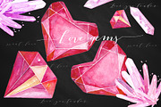 Love watercolor bundleValentine, a Decorative Illustration by LABFcreations (Thumbnail 14 of 14)