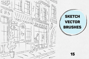 Vector Sketch Brushes Illustrator