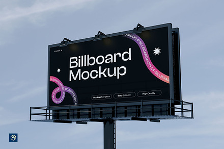 Street Billboard Mockup