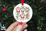 Cute Christmas Friends PNG Bundle, an Illustration by Daily.Designs (Thumbnail 7 of 10)