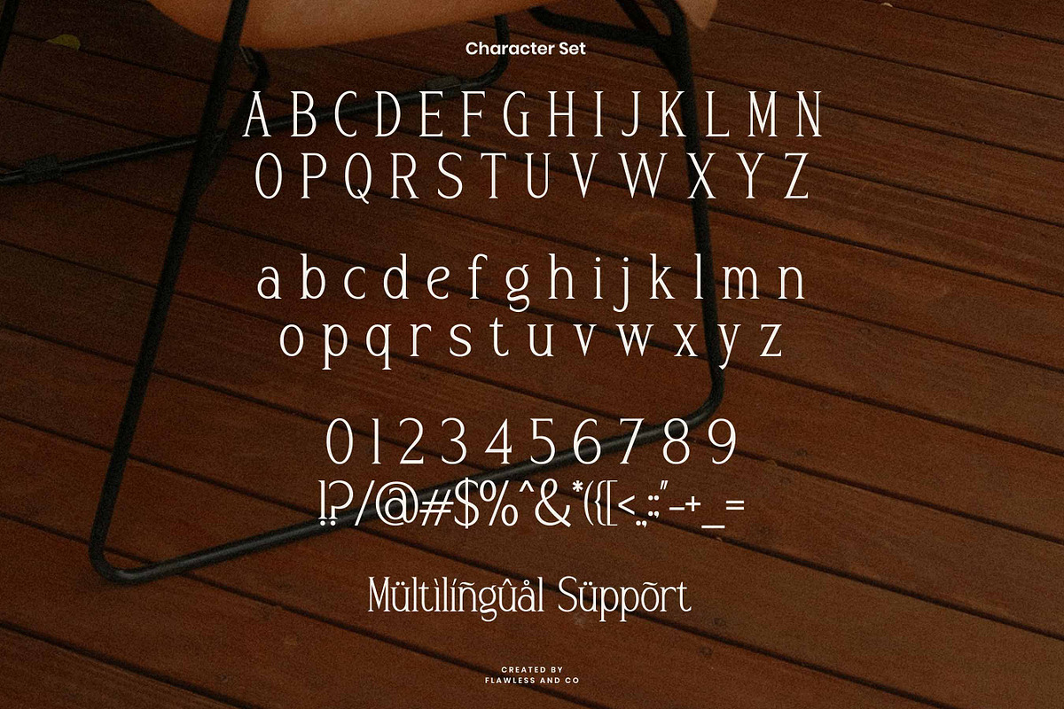 Lodbeth - Modern Serif Font, a Serif Font by Flawless And Co (Photo 9 of 10)