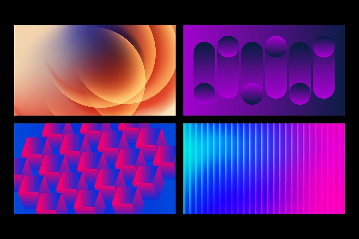 Abstract Backgrounds Graphics Set, a Background Graphic by Finevector (Photo 3 of 11)