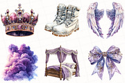 Watercolor Winter Snow Angel Clipart, an Illustration by OK Design (Thumbnail 4 of 5)