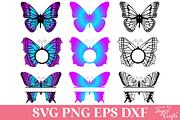 Layered Butterflies Bundle, an Object Graphic by Anastasia Feya (Thumbnail 2 of 10)