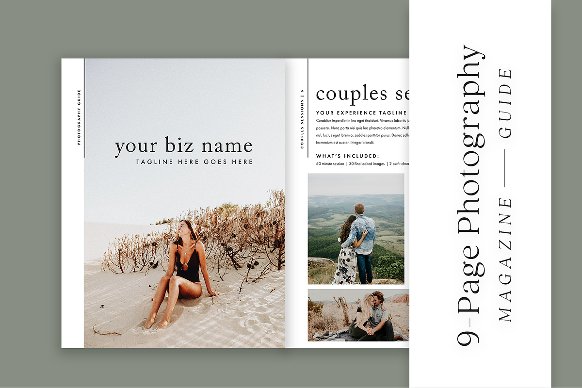 Photography Pricing Guide - Caslon, a Magazine Template by molly ho studio (Photo 1 of 8)