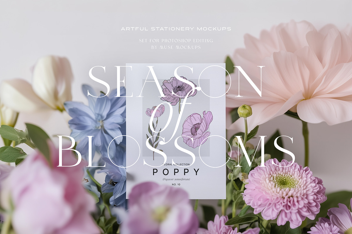 Season Of Blossoms - Spring Mockups, a Product Mockup by Muse Mockups (Photo 1 of 13)
