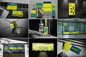 18 Tech Startup Office Mockup Bundle
