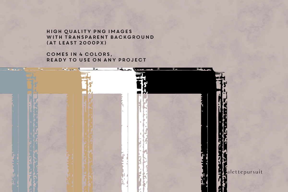 Vector/PNG textured square frames, an Object Graphic by Palette Pursuit (Photo 4 of 5)