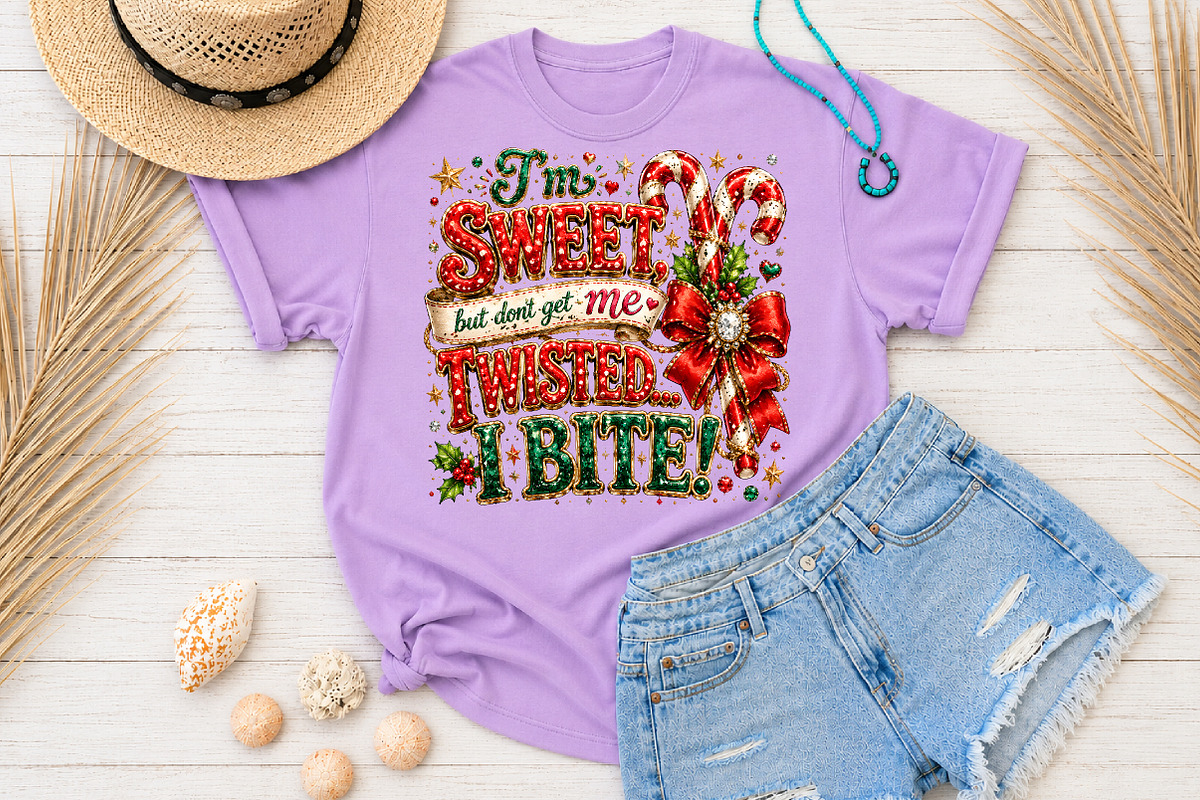 Sweet But Dont Get Me Twisted I Bite, a Seasonal Illustration by Rose Art (Photo 4 of 4)