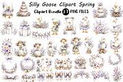 Silly Goose Clipart Spring, an Illustration by Digital Artistic99 (Thumbnail 1 of 11)