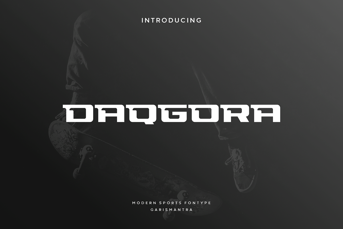 Daqgora, a Font by garismantra (Photo 1 of 4)