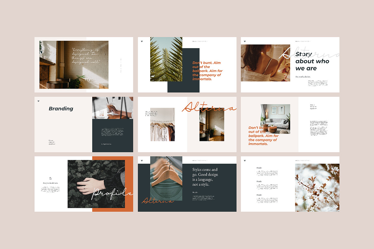 ALTERNA Keynote Template, a Presentation Template by Angkalimabelas (Photo 9 of 12)