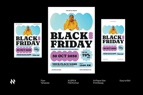 Black Friday Bold Sale Flyer preview 5