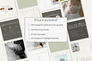 Wellness Instagram Template Bundle, a Social Media Template by digitaldispositions (Thumbnail 2 of 9)