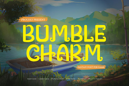 Bumble Charm - Fantasi Font, a Handwritten Font by twinstd