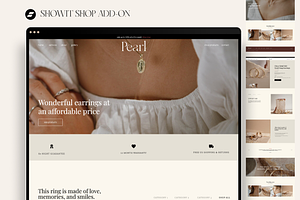 Showit Shop Add-on template, a Landing Page Template by Digital&Chic