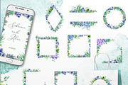 Succulent watercolor clipart, an Illustration by Nebbia (Thumbnail 5 of 10)