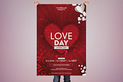 Love Day PSD Flyer Template, a Flyer Template by Naim Selmani (Thumbnail 2 of 2)