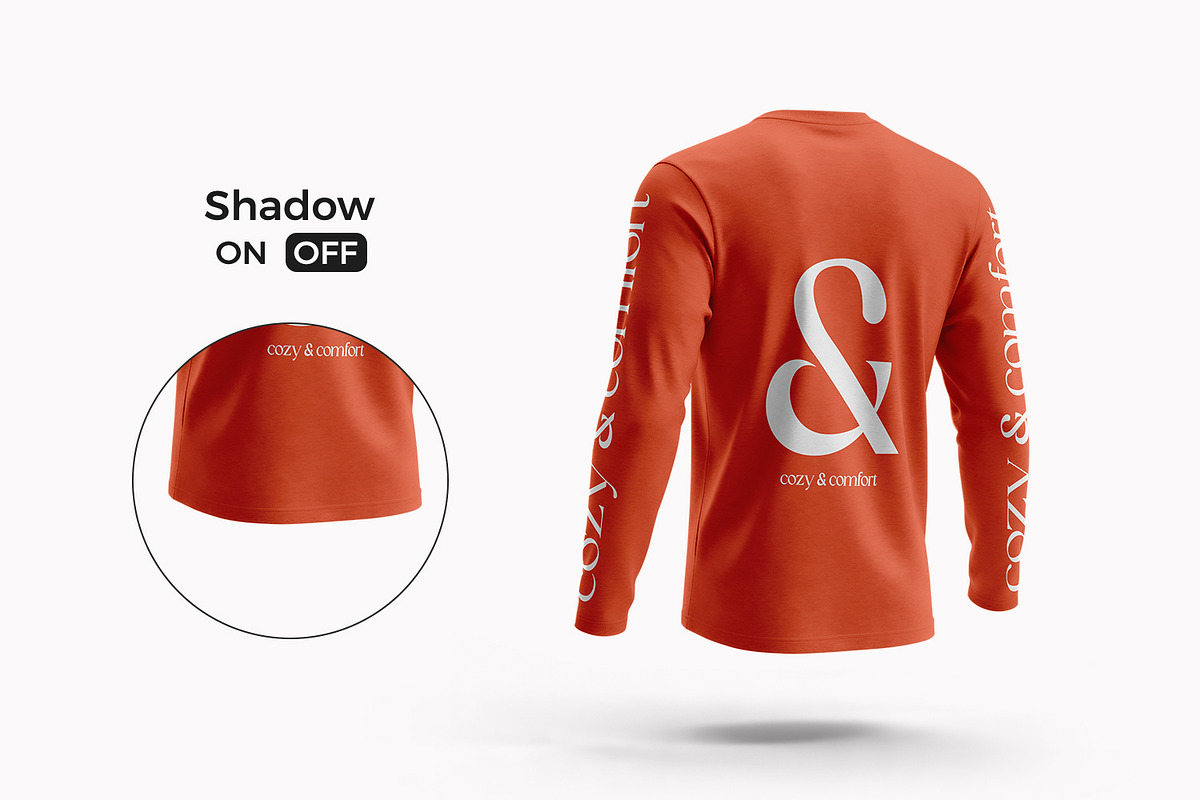 Long Sleeve T-Shirt Mockup, a Hoody Mockup by Ram Studio LLC (Photo 12 of 12)