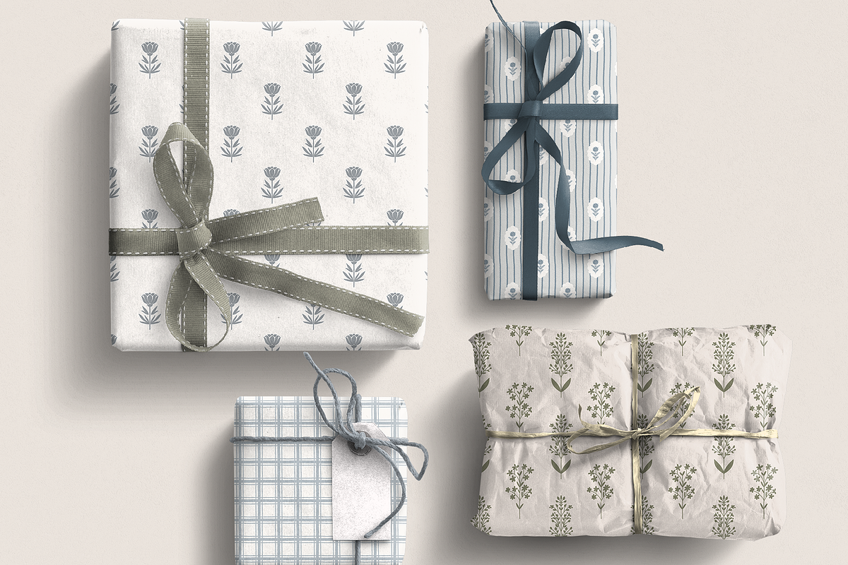 Vintage ditsy art & Floral patterns, a Decorative Illustration by Summer Nightingale Art (Photo 10 of 19)