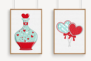 Valentine Love Clipart, an Illustration by Libby Wishes (Thumbnail 3 of 5)