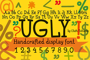 Ugly Handcrafted Display Font