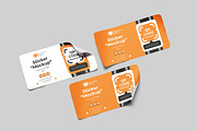 Sticker Mockup, a Product Mockup by bimockup (Thumbnail 4 of 6)