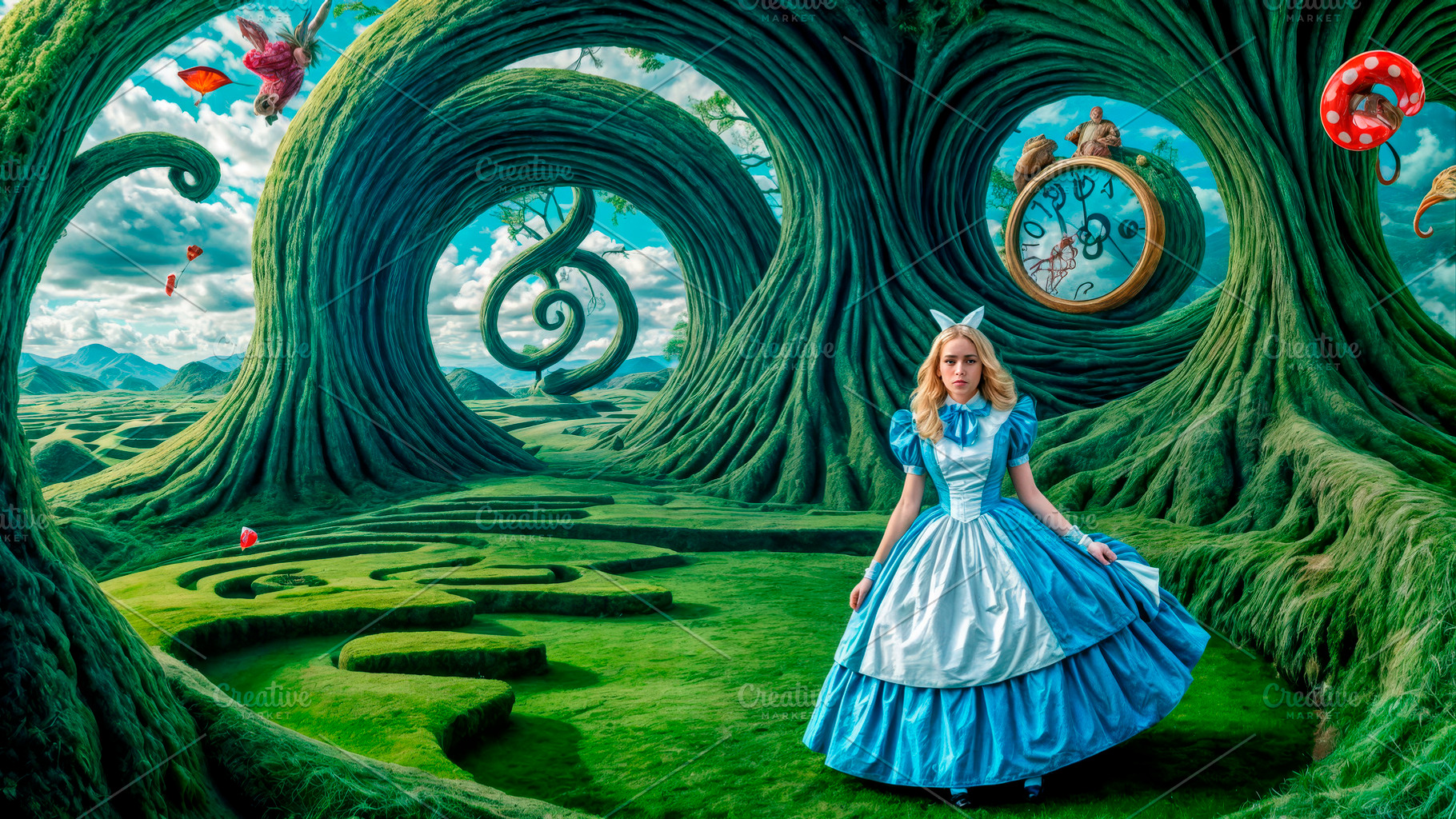 The surprised girl Alice found herse, an Arts & Entertainment Photo by TatsianaSalauyova